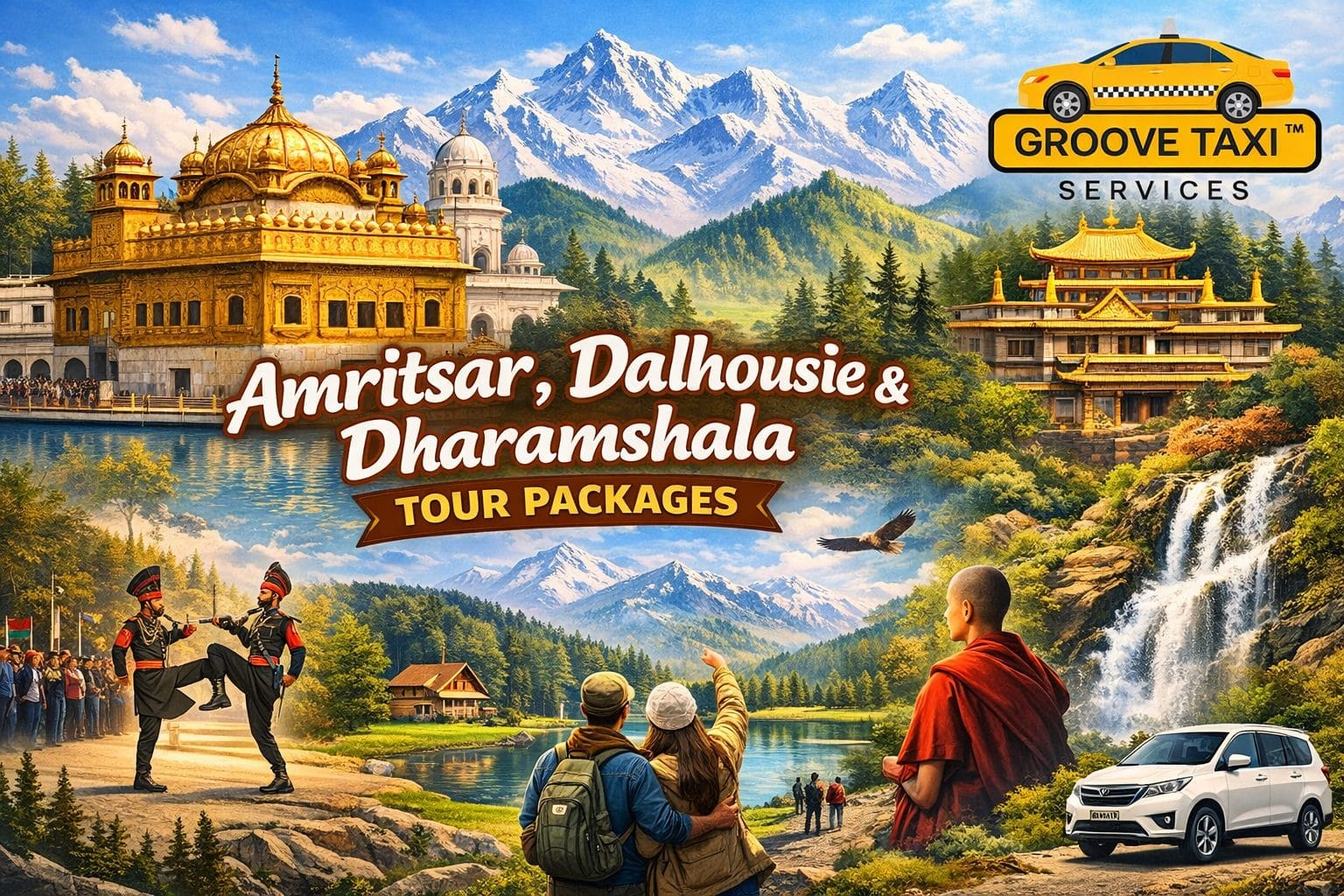 Amritsar, Dalhousie & Dharamshala Tour Packages