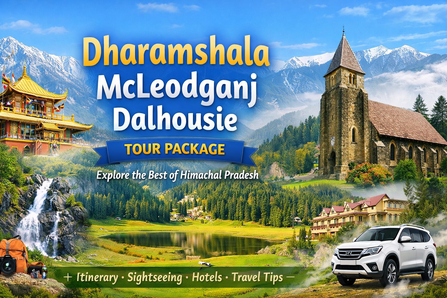 Dharamshala McLeodganj Dalhousie Tour Package