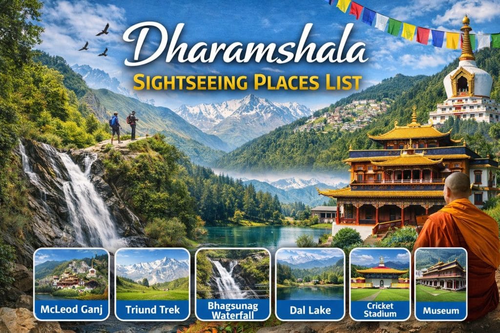 Dharamshala sightseeing places list