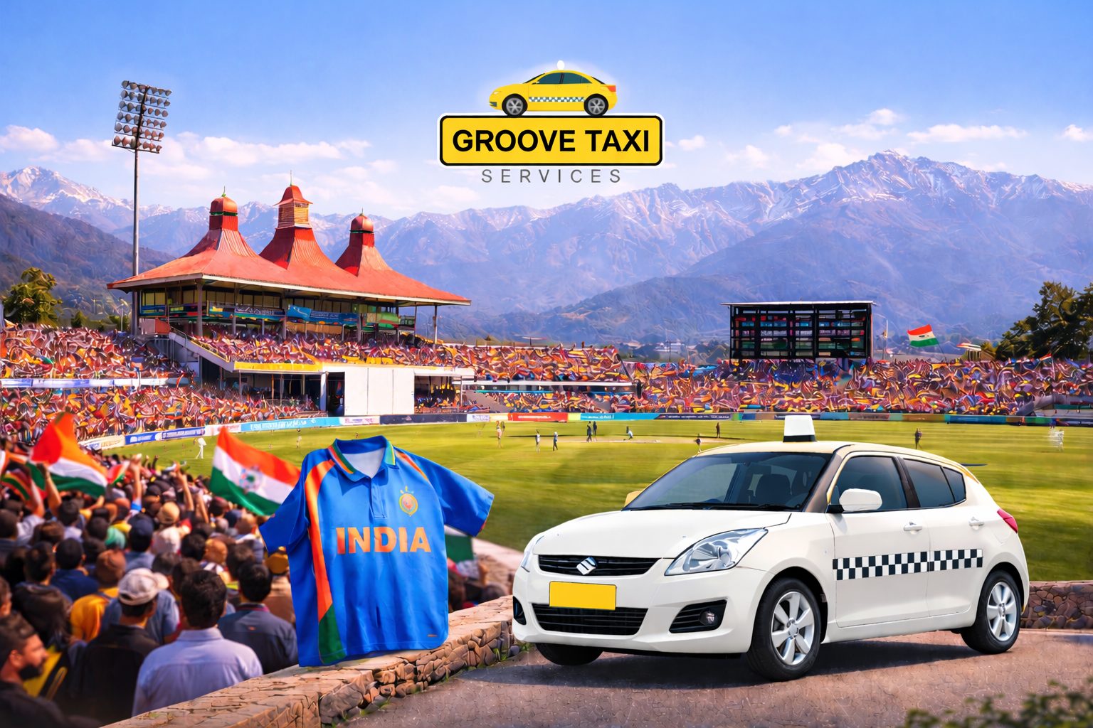 Best Taxi Service In Dharamshala For Cricket Stadium Visit