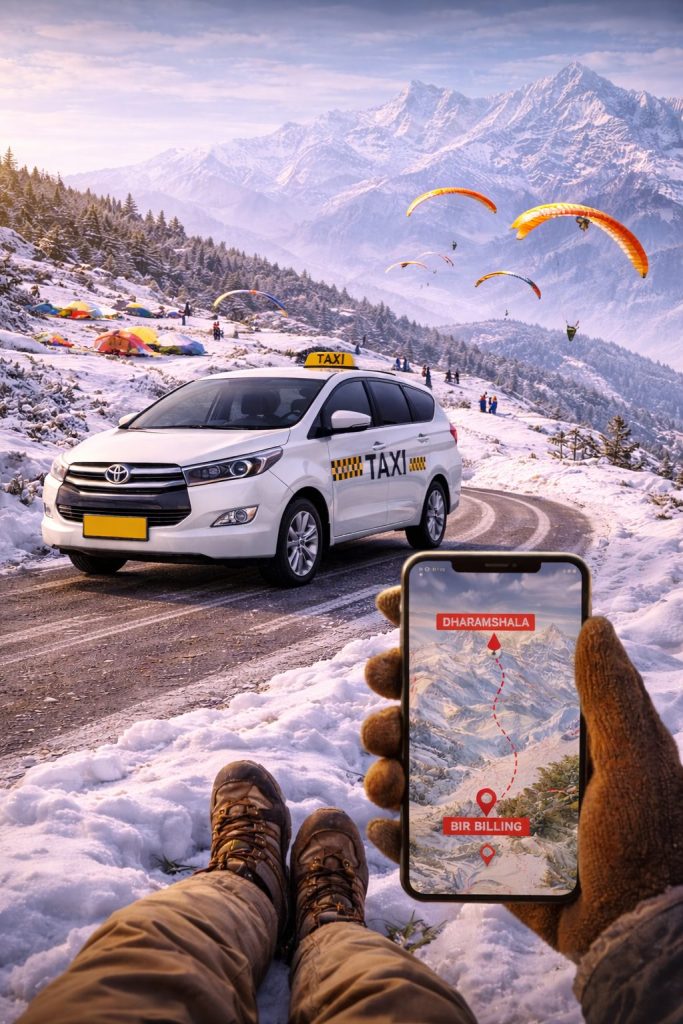 Dharamshala to Bir Billing Taxi 1