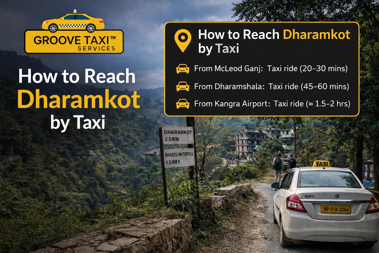 Best Restaurants in Dharamkot & How to Reach by Taxi